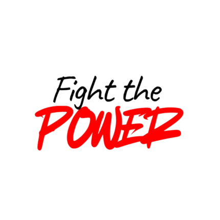 STICKER DECAL FIGHT THE POWER