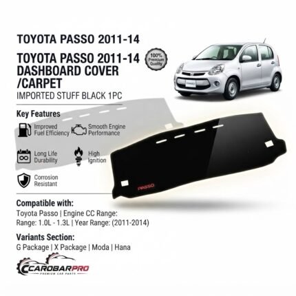 Toyota Passo 2011-2014 Dashboard Carpet Mat