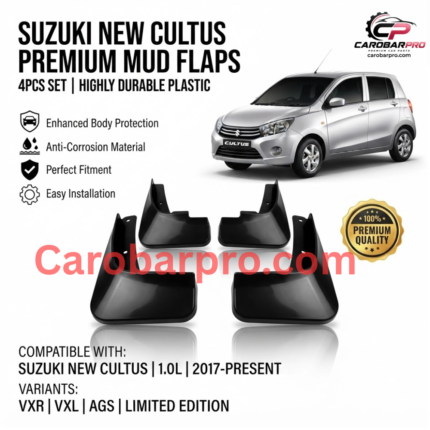 Suzuki New Cultus 2017-Present Mud Flaps 4-Piece Set