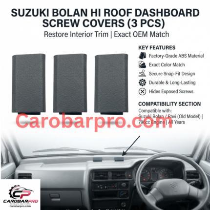 Suzuki Bolan Hi-Roof All Model Dashboard Screw Cover Trim Set (3 Pieces)