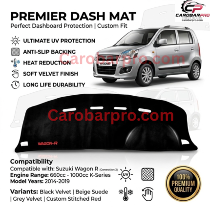 Suzuki Wagon R 2014-2019 Velvet Dashboard Cover