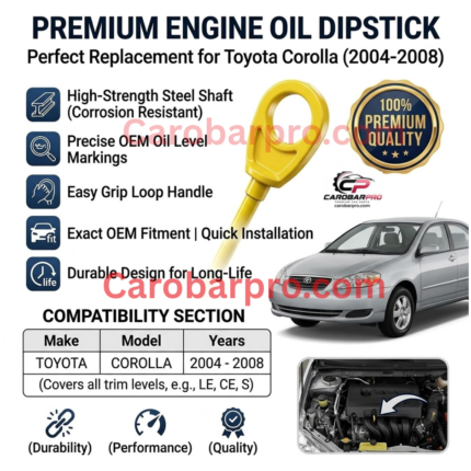 Toyota Corolla 2002-2008 Engine Oil Level Gauge Dipstick Indicator 1 Piece