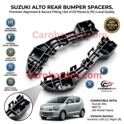Suzuki Alto 2019-2026 Rear Bumper Plastic Spacers Left Right 2 Pieces
