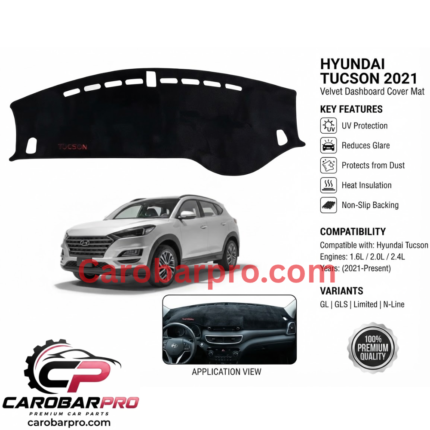 Mg HS 2018-2024 Custom-Fit Velour Dashboard Cover Mat